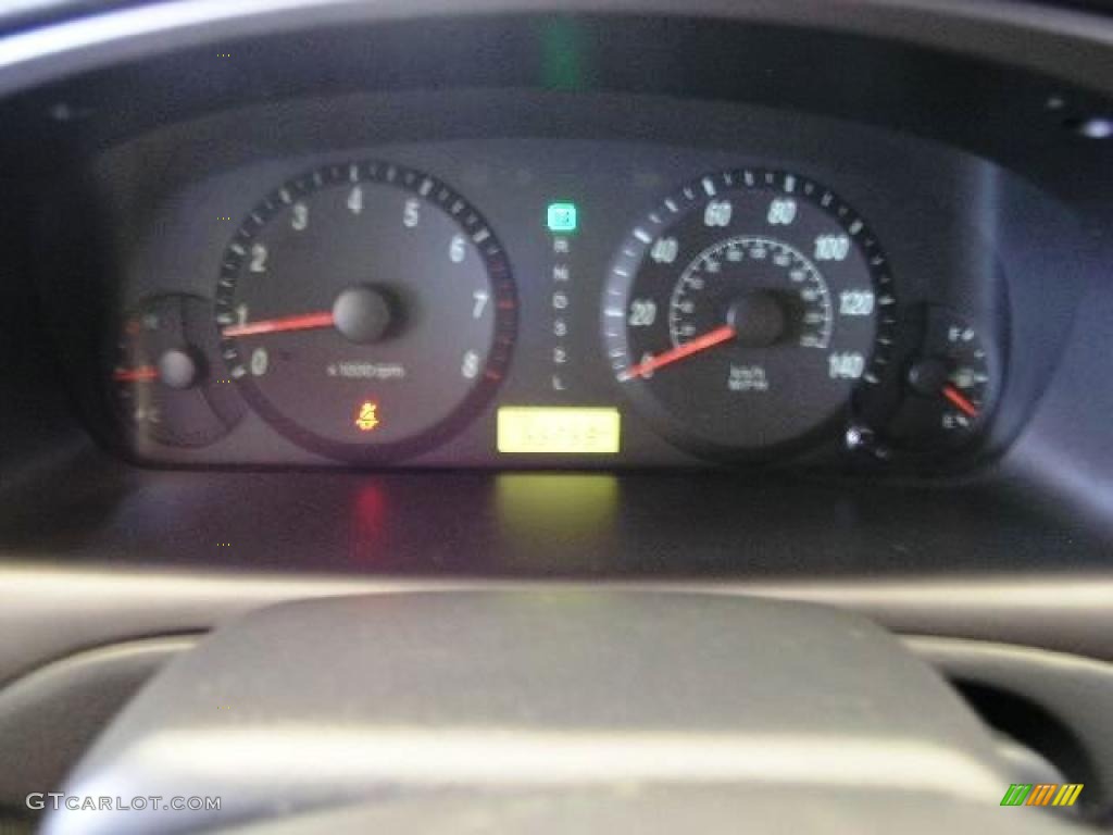 2006 Elantra GLS Sedan - Electric Red / Gray photo #10