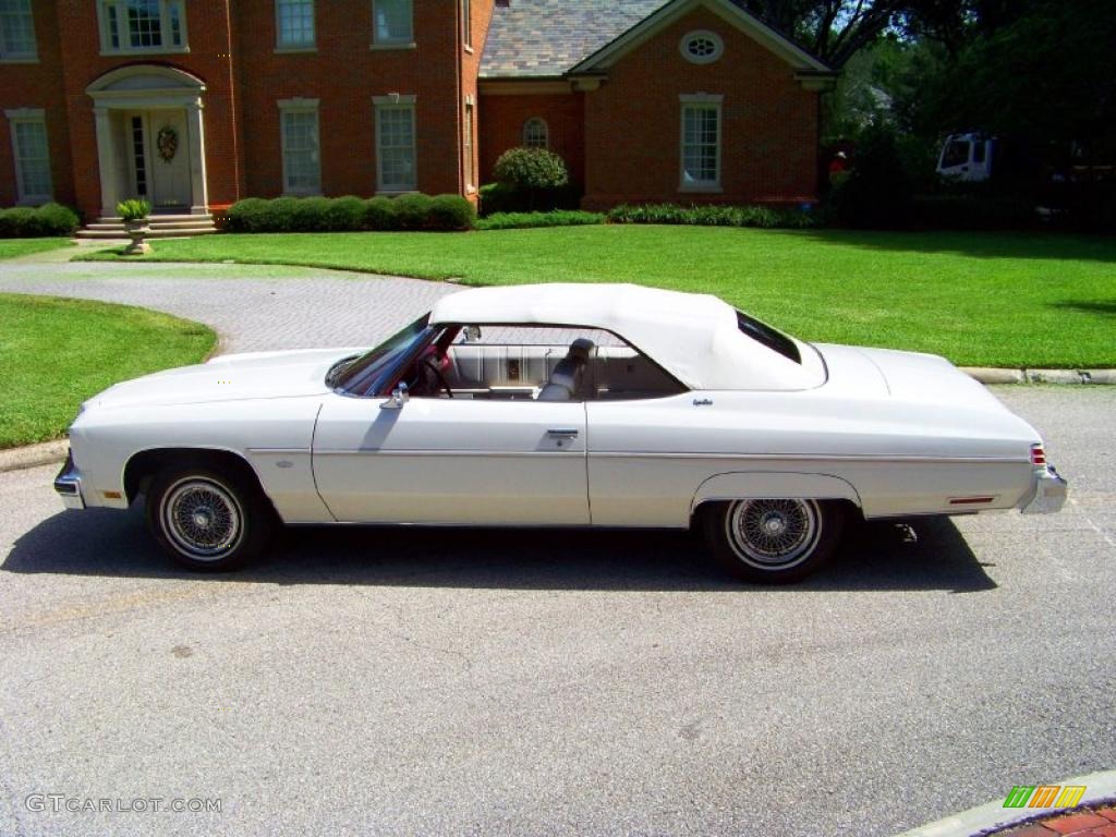 1975 Caprice Classic Convertible - Black / White photo #63