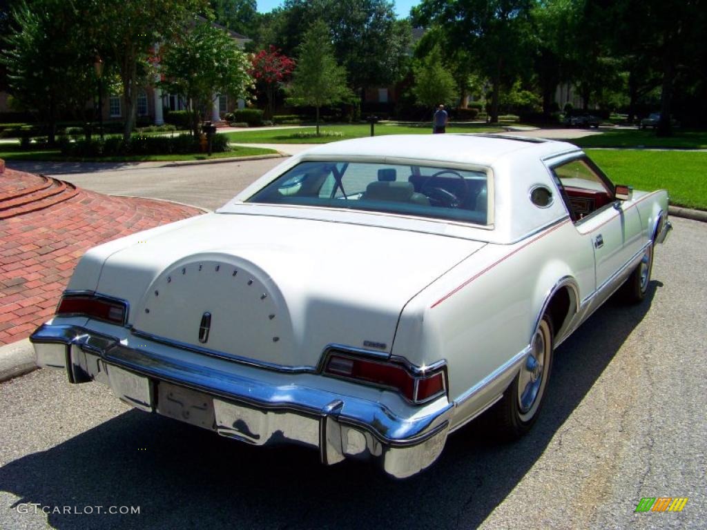 1975 Continental Mark IV - White / White/Red photo #7