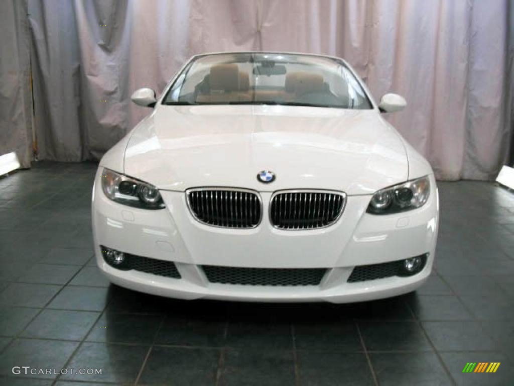 2008 3 Series 335i Convertible - Alpine White / Saddle Brown/Black photo #8