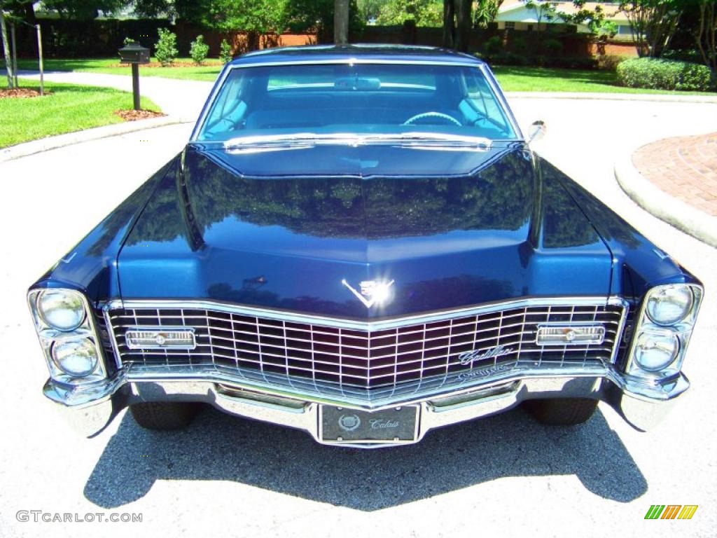 1967 DeVille Calais Sedan - Atlantis Blue Firemist / Dark Blue photo #1