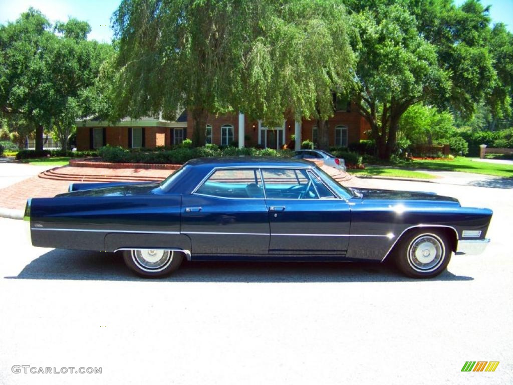 1967 DeVille Calais Sedan - Atlantis Blue Firemist / Dark Blue photo #4