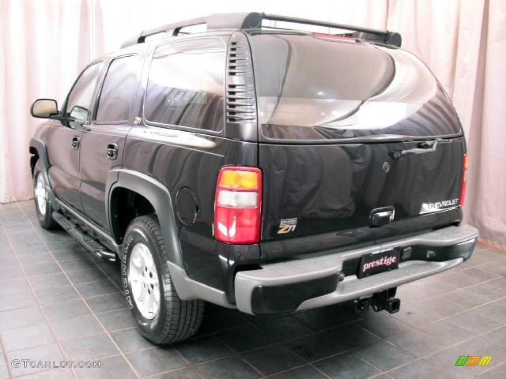 2003 Tahoe Z71 4x4 - Black / Tan/Neutral photo #4