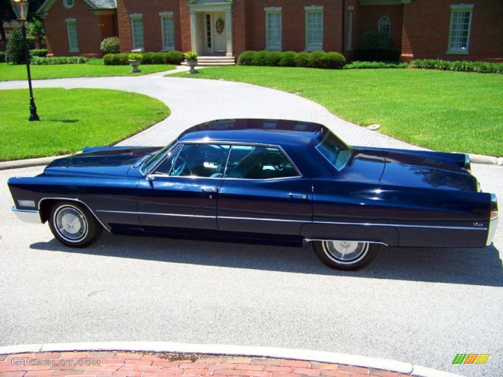 1967 DeVille Calais Sedan - Atlantis Blue Firemist / Dark Blue photo #13