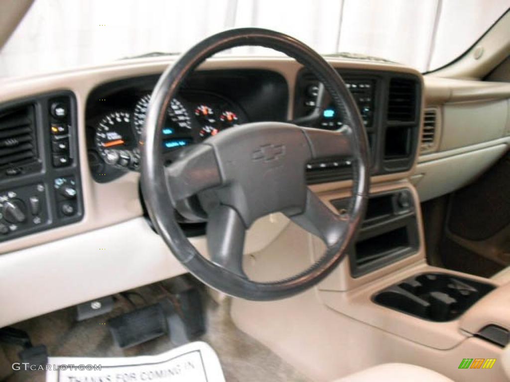 2003 Tahoe Z71 4x4 - Black / Tan/Neutral photo #13