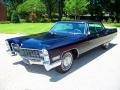 1967 Atlantis Blue Firemist Cadillac DeVille Calais Sedan  photo #16