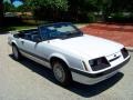 1985 Oxford White Ford Mustang GT Convertible  photo #2
