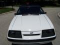 1985 Oxford White Ford Mustang GT Convertible  photo #50