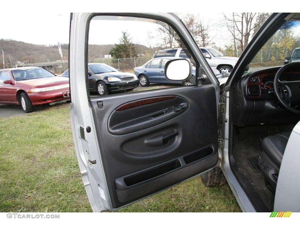 1999 Ram 1500 SLT Extended Cab 4x4 - Silver Metallic / Agate Black photo #12