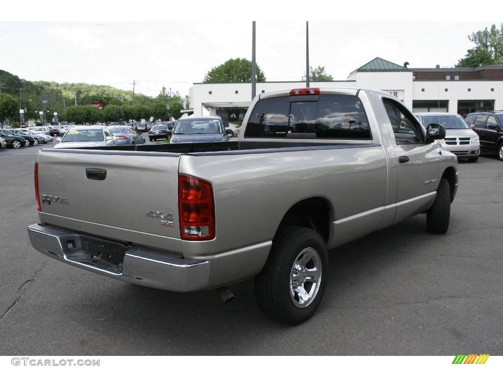 2004 Ram 1500 SLT Regular Cab 4x4 - Light Almond Pearl / Taupe photo #5