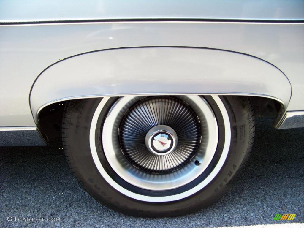 1975 Bonneville Grand Ville Brougham Convertible - Sterling Silver Poly / White photo #20