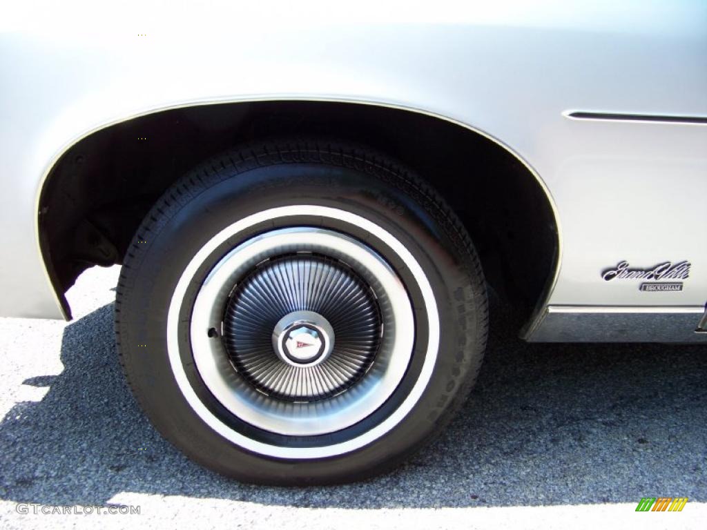1975 Bonneville Grand Ville Brougham Convertible - Sterling Silver Poly / White photo #21
