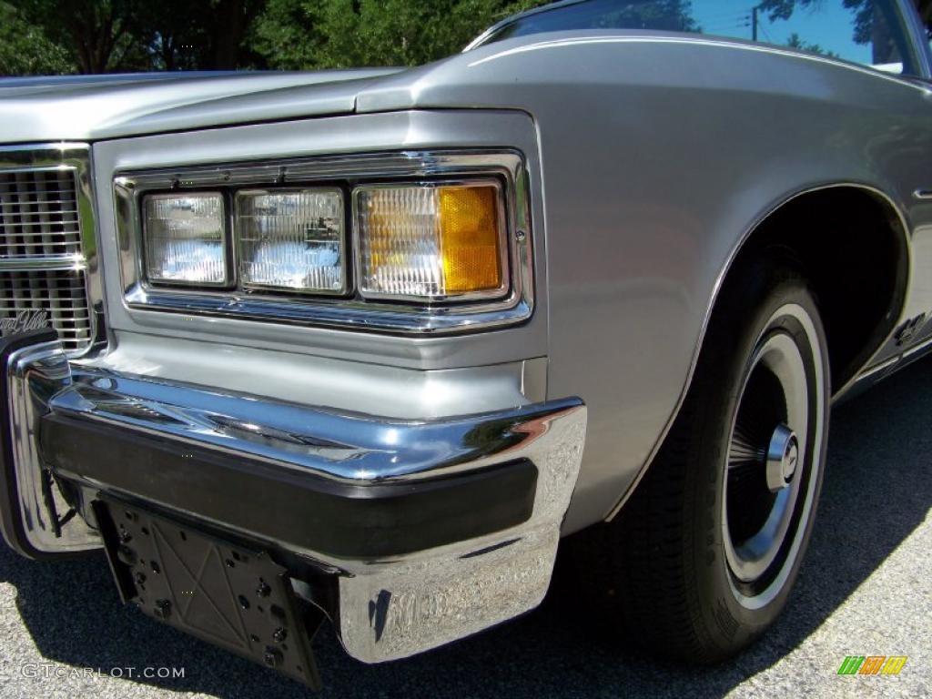 1975 Bonneville Grand Ville Brougham Convertible - Sterling Silver Poly / White photo #22