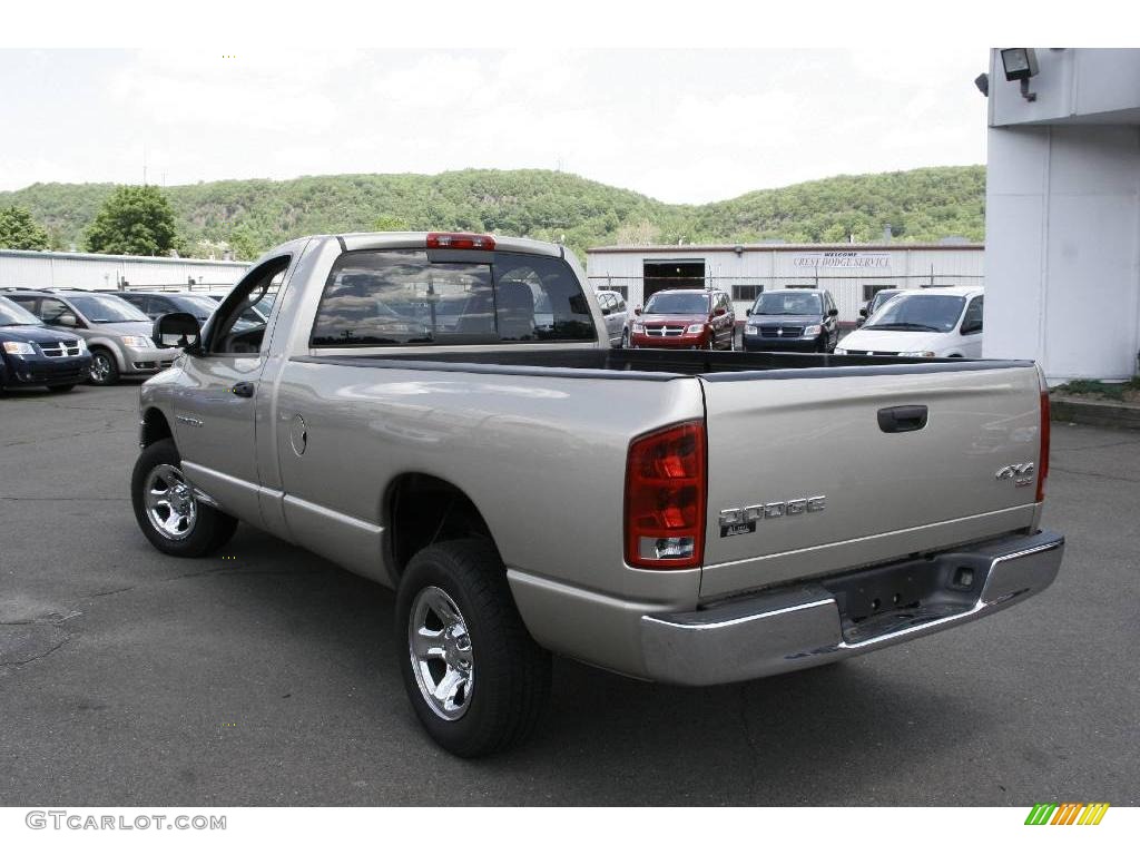 2004 Ram 1500 SLT Regular Cab 4x4 - Light Almond Pearl / Taupe photo #8