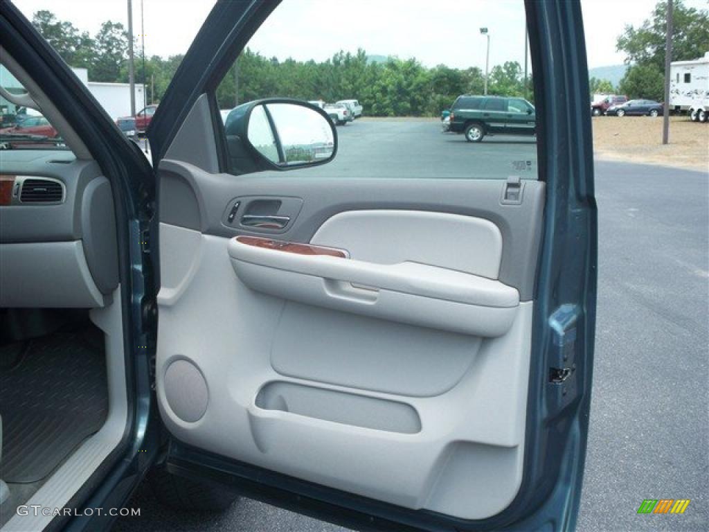 2007 Silverado 1500 LTZ Extended Cab 4x4 - Blue Granite Metallic / Light Titanium/Dark Titanium Gray photo #16
