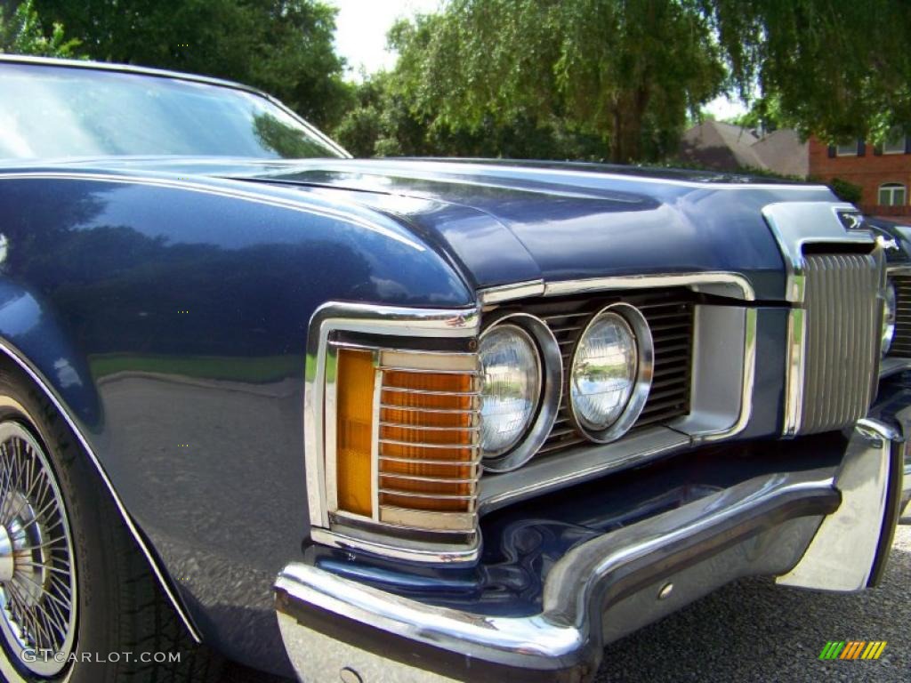 1973 Cougar XR7 Convertible - Blue Glamour / Dark Blue/White photo #18