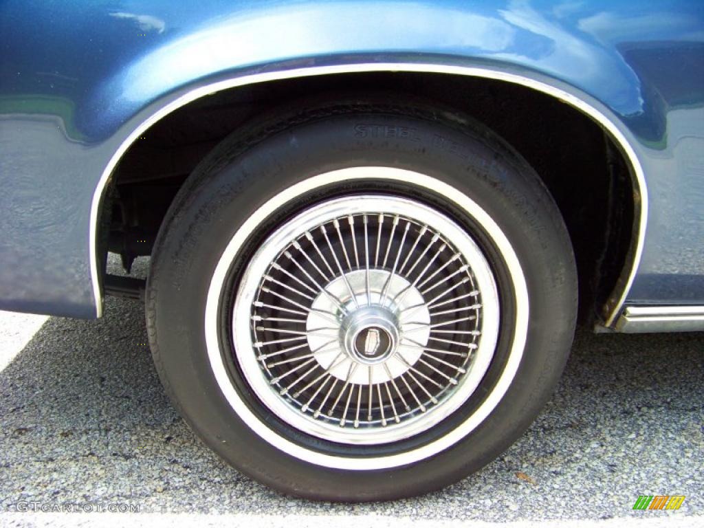 1973 Cougar XR7 Convertible - Blue Glamour / Dark Blue/White photo #21