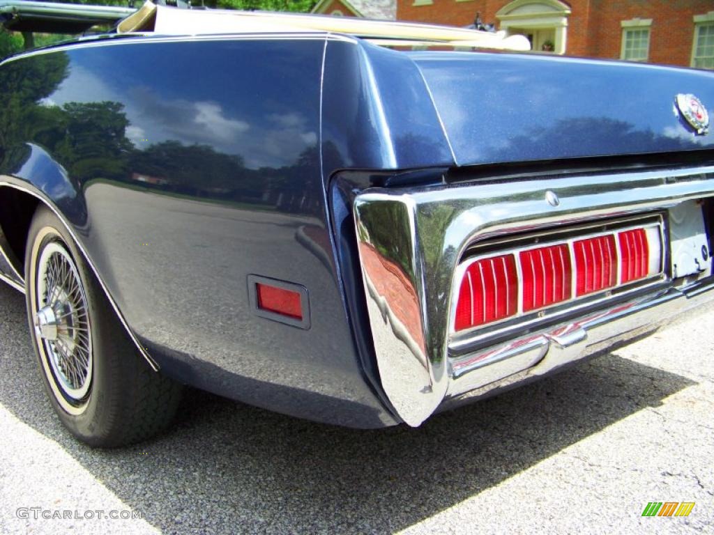 1973 Cougar XR7 Convertible - Blue Glamour / Dark Blue/White photo #24