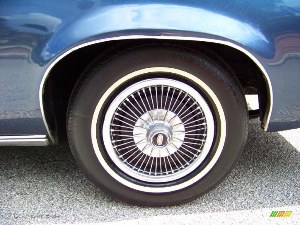 1973 Cougar XR7 Convertible - Blue Glamour / Dark Blue/White photo #25
