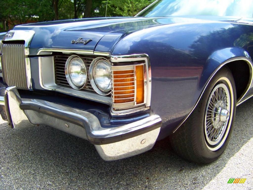 1973 Cougar XR7 Convertible - Blue Glamour / Dark Blue/White photo #27