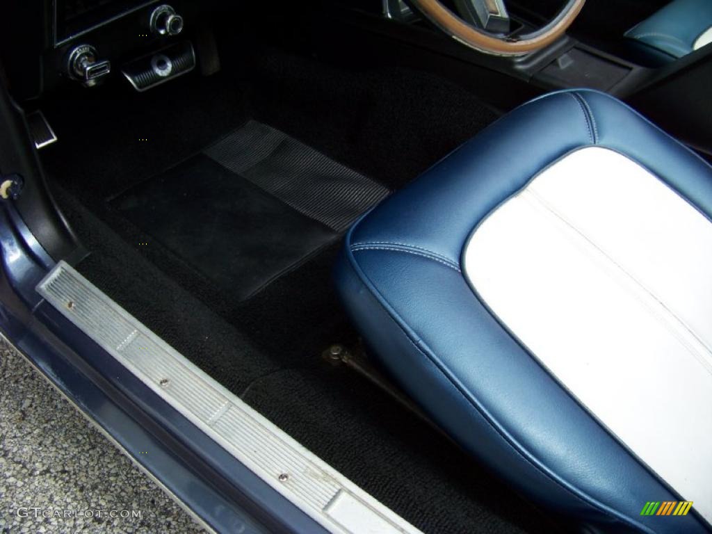 1973 Cougar XR7 Convertible - Blue Glamour / Dark Blue/White photo #37