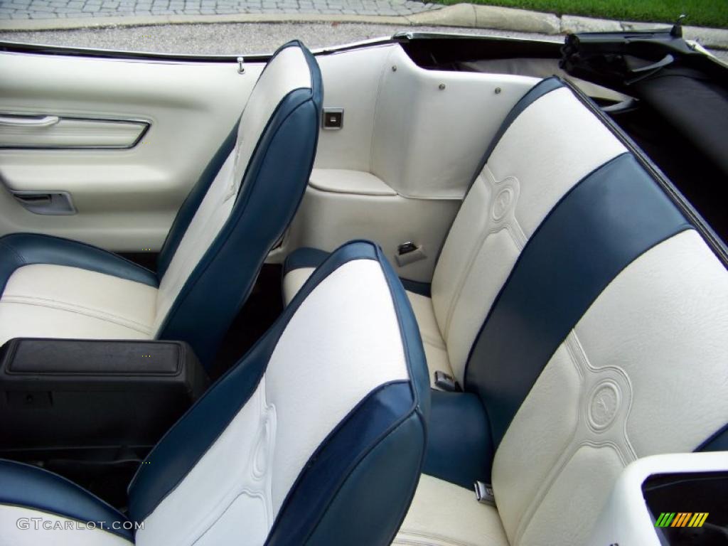 1973 Cougar XR7 Convertible - Blue Glamour / Dark Blue/White photo #43