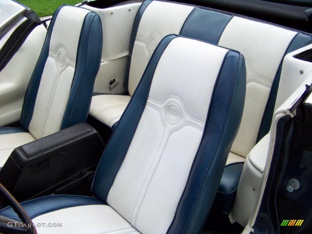 1973 Cougar XR7 Convertible - Blue Glamour / Dark Blue/White photo #44