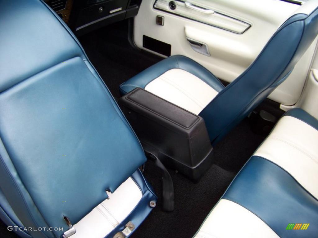 1973 Cougar XR7 Convertible - Blue Glamour / Dark Blue/White photo #46