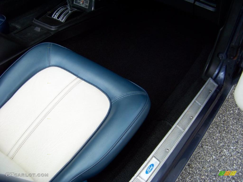 1973 Cougar XR7 Convertible - Blue Glamour / Dark Blue/White photo #48