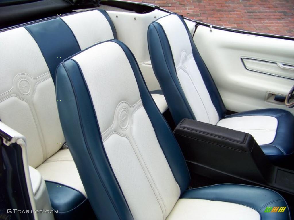 1973 Cougar XR7 Convertible - Blue Glamour / Dark Blue/White photo #52