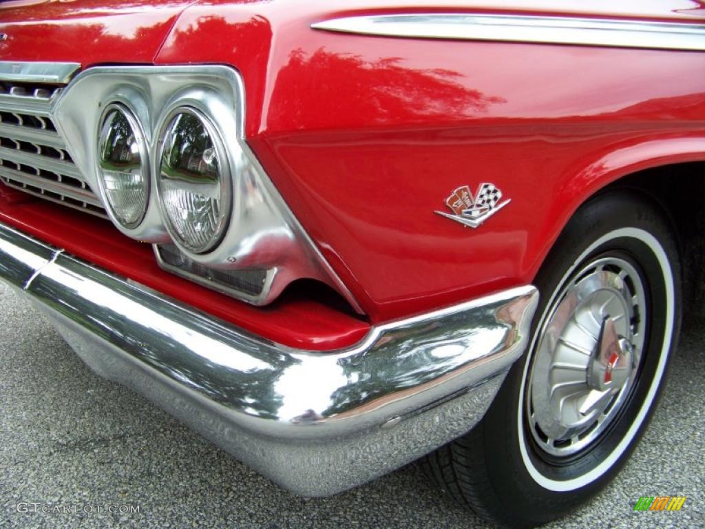 1962 Impala SS Coupe - Roman Red / Red photo #15