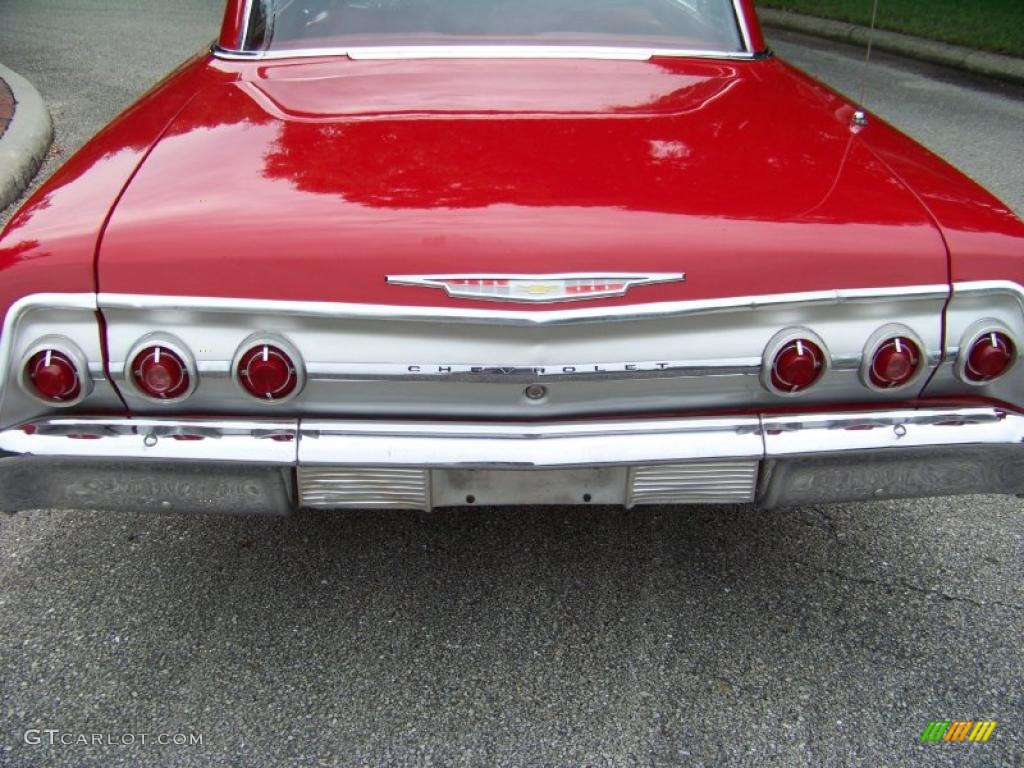 1962 Impala SS Coupe - Roman Red / Red photo #20