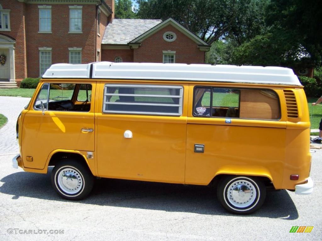1977 Bus T2 Camper Van - Chrome Yellow / Green/Yellow photo #4