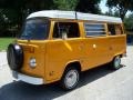 1977 Chrome Yellow Volkswagen Bus T2 Camper Van  photo #5
