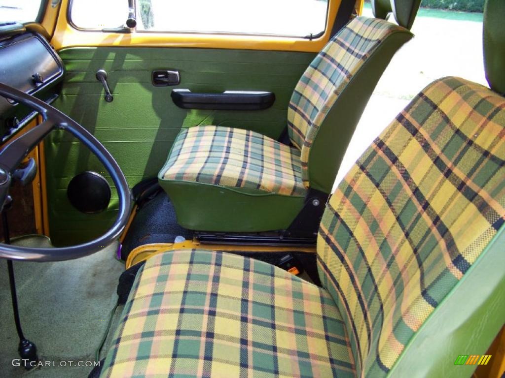 1977 Bus T2 Camper Van - Chrome Yellow / Green/Yellow photo #20