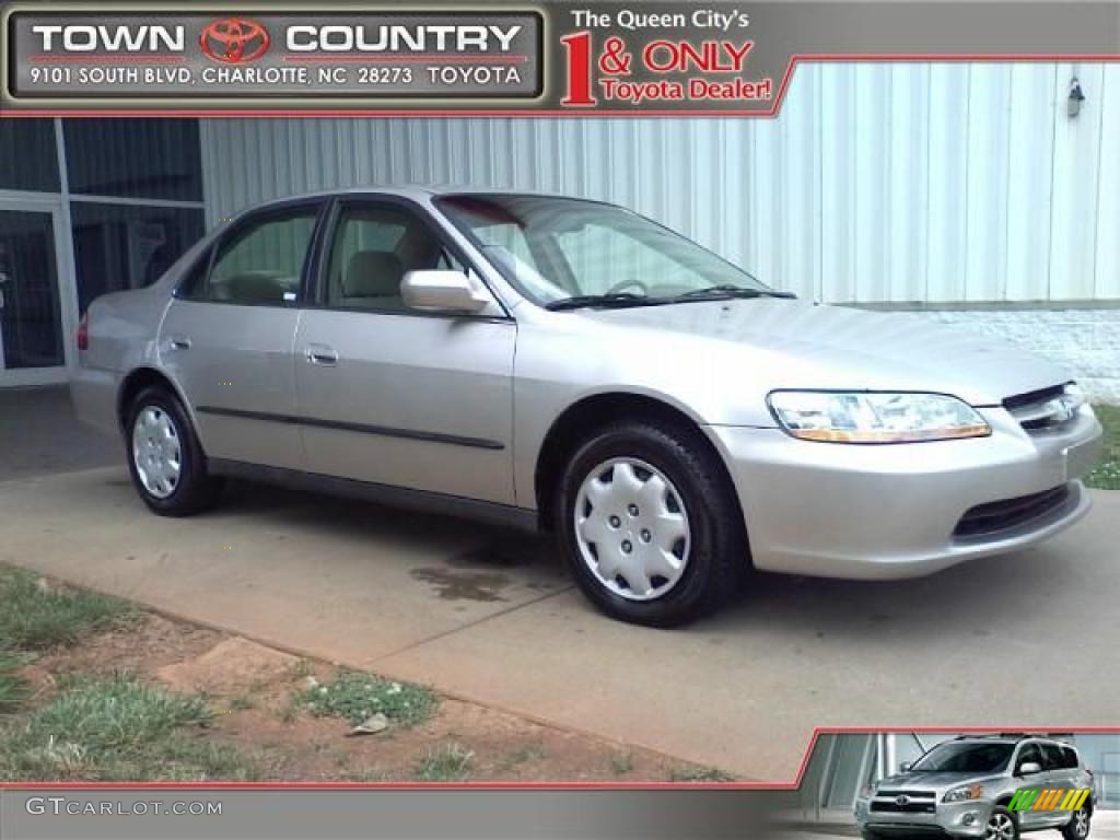 1998 Accord LX Sedan - Heather Mist Metallic / Ivory photo #1