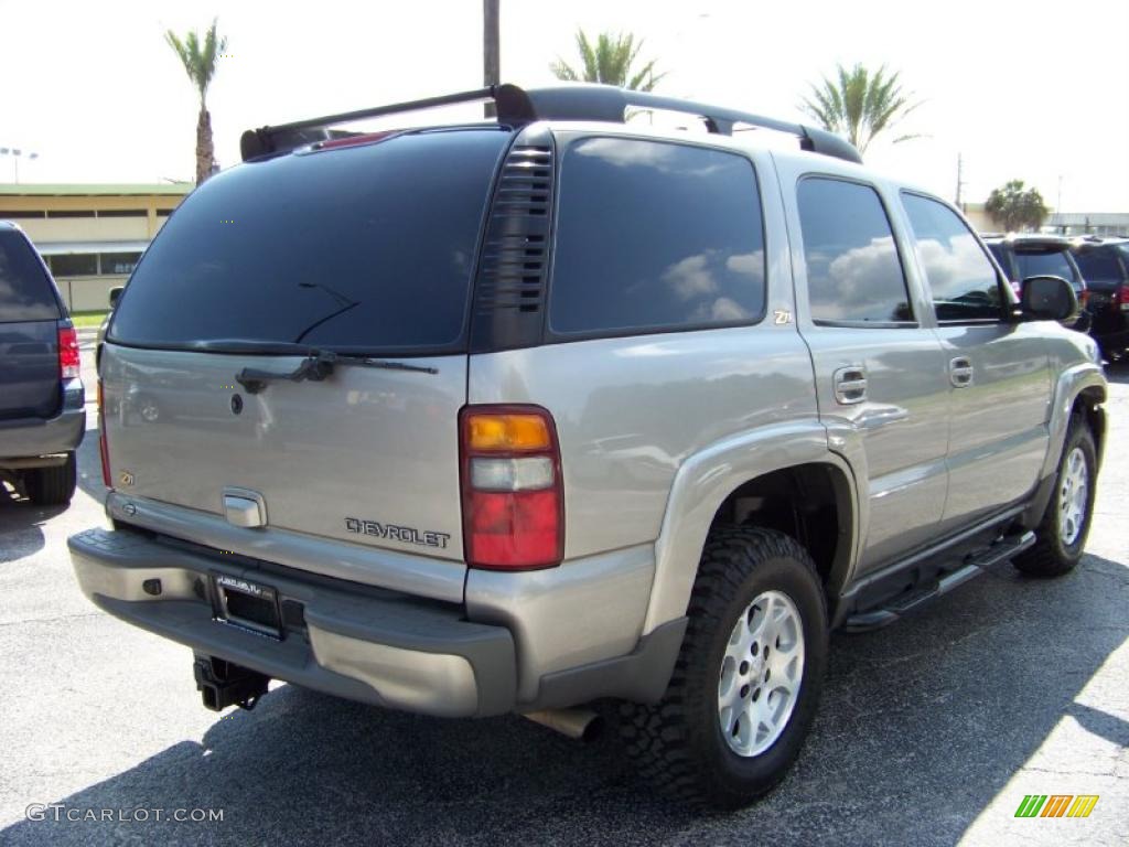 2002 Tahoe Z71 4x4 - Light Pewter Metallic / Tan/Neutral photo #5