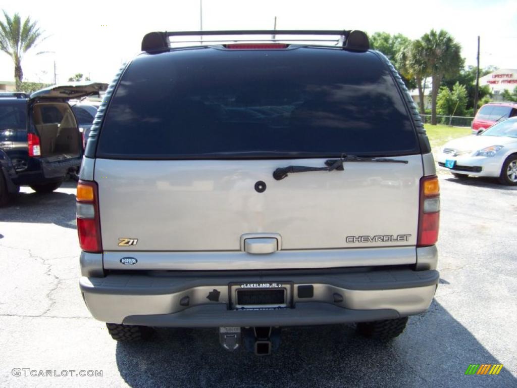 2002 Tahoe Z71 4x4 - Light Pewter Metallic / Tan/Neutral photo #6