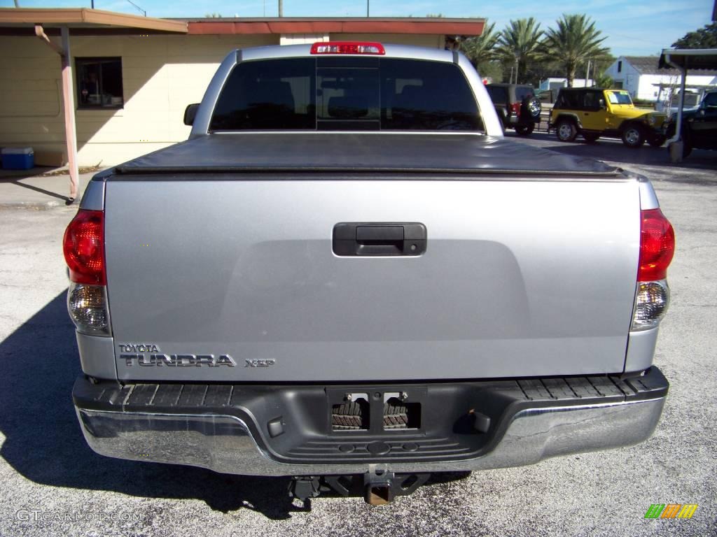 2008 Tundra SR5 X-SP Double Cab - Silver Sky Metallic / Black photo #6