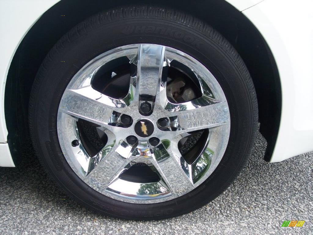 2008 Malibu LT Sedan - White / Ebony photo #13