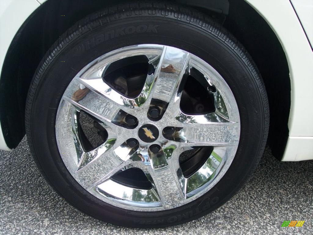 2008 Malibu LT Sedan - White / Ebony photo #15