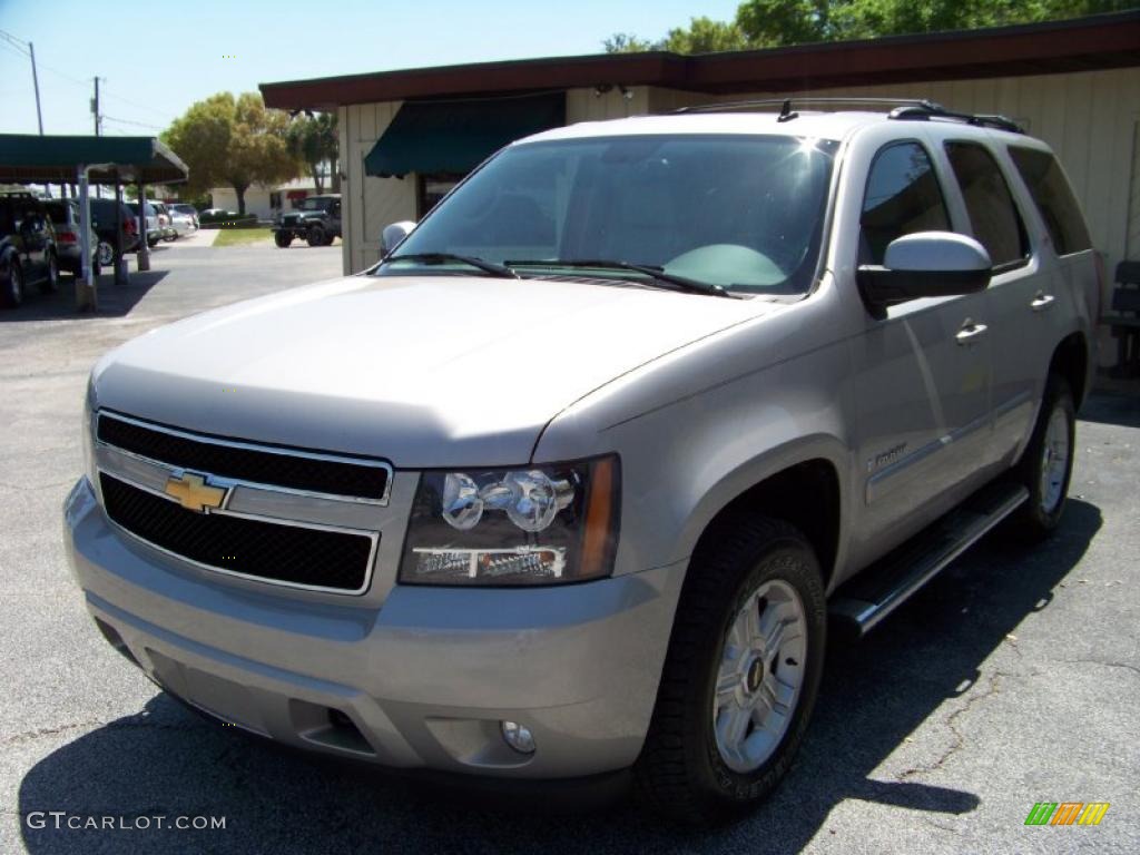 2008 Tahoe Z71 4x4 - Silver Birch Metallic / Light Cashmere/Ebony photo #1