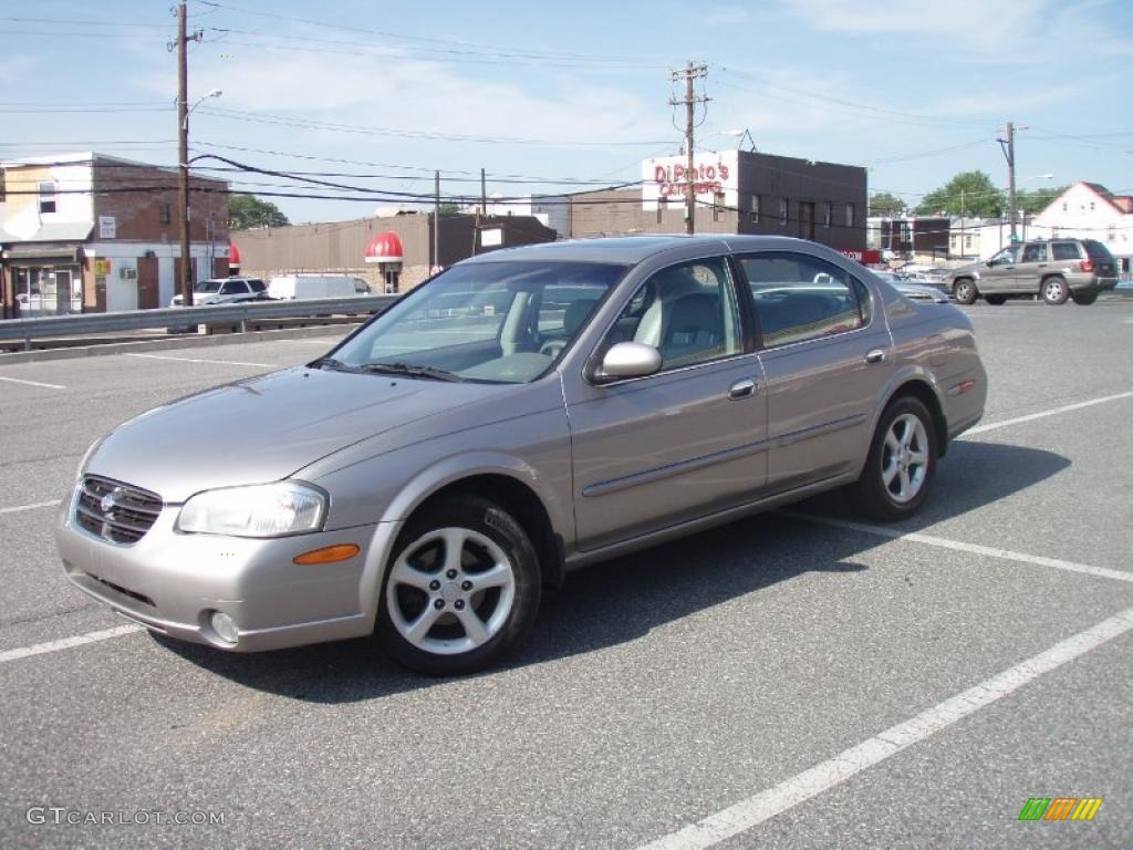 2000 Maxima GLE - Sterling Mist Metallic / Frost photo #1