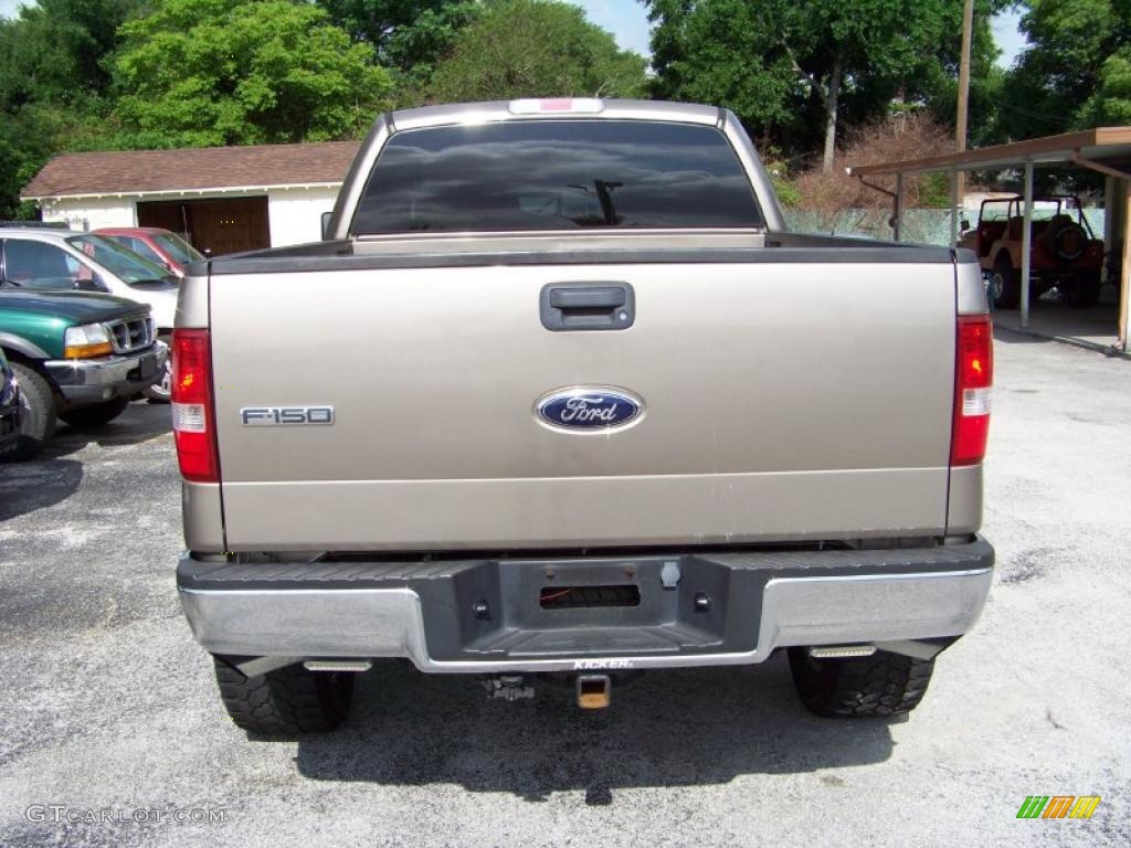 2006 F150 FX4 SuperCrew 4x4 - Arizona Beige Metallic / Tan photo #6