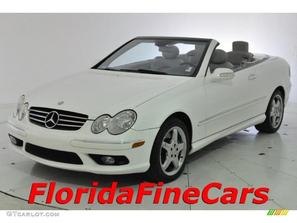 Alabaster White Mercedes-Benz CLK