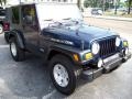 2004 Patriot Blue Pearl Jeep Wrangler Rubicon 4x4  photo #3