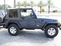 2004 Patriot Blue Pearl Jeep Wrangler Rubicon 4x4  photo #4