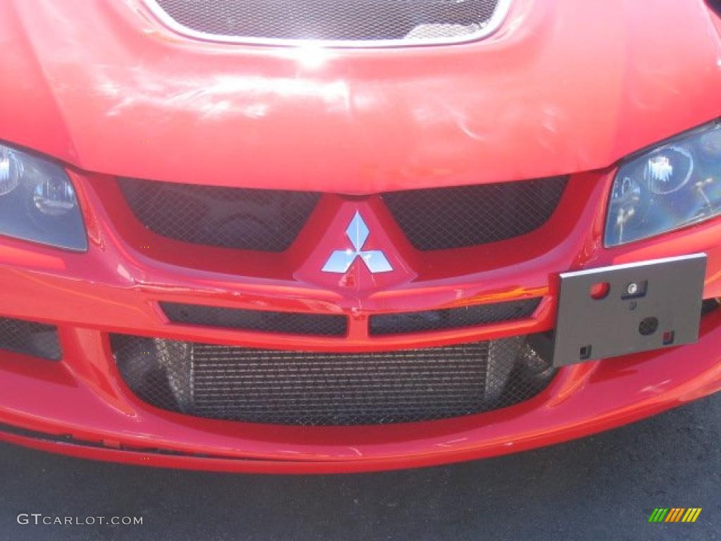 2003 Lancer Evolution VIII - Rally Red / Black photo #2