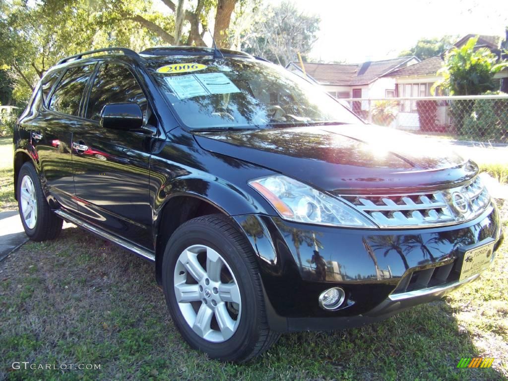 2006 Murano SL - Super Black / Cafe Latte photo #3