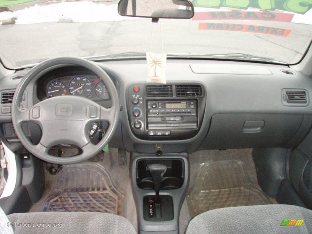 2000 Civic LX Sedan - Taffeta White / Gray photo #7